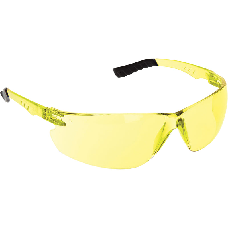 Dynamic™ Mini-Tech™ Rimless Safety Glasses, Amber Lens, Anti-Fog/Anti-Scratch/Anti-Static, ANSI Z87+/Meets/Exceeds CSA Z94.3