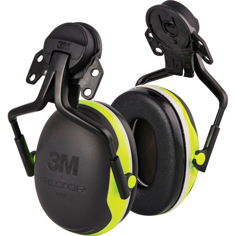 Cache-oreilles isolés électriquement Peltor™, fixation sur casque, 25 dB NRR