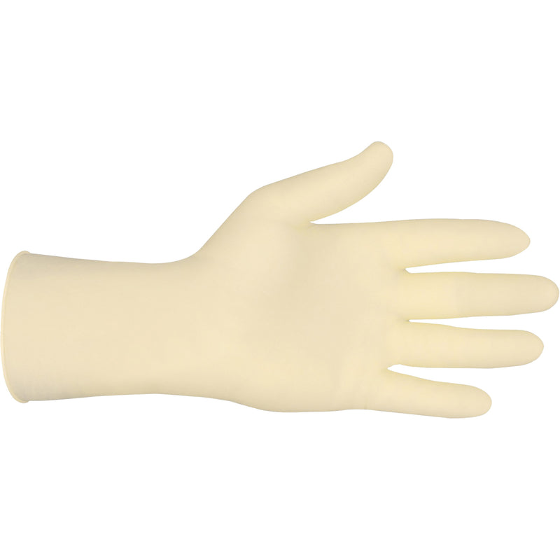 Gants de qualité industrielle, taille M, latex, 5 mil, sans poudre, blancs