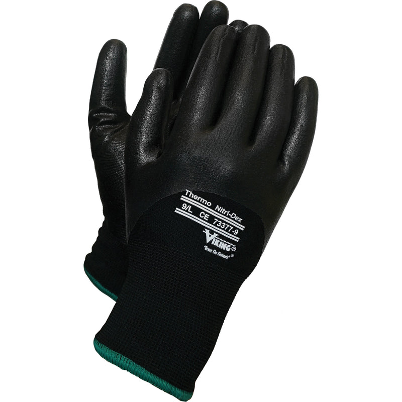 Gants Thermo Nitri-Dex, taille 10/XL, revêtement en nitrile, calibre 15, coque en nylon