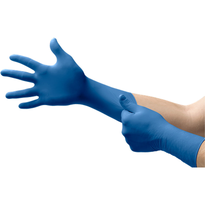 UltraSense® EC Gloves, 10/X-Large, Nitrile, 5-mil, Powder-Free, Blue, Class 2