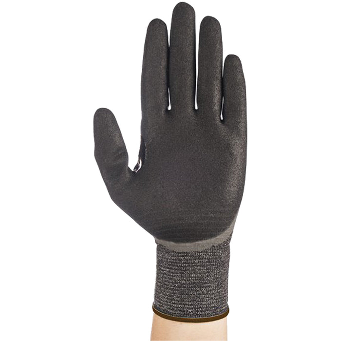 Gants légers HyFlex® 11-937, enduits aux 3/4, taille M/8, calibre 18, revêtement en mousse de nitrile, coque en Dyneema®, ASTM ANSI niveau A2