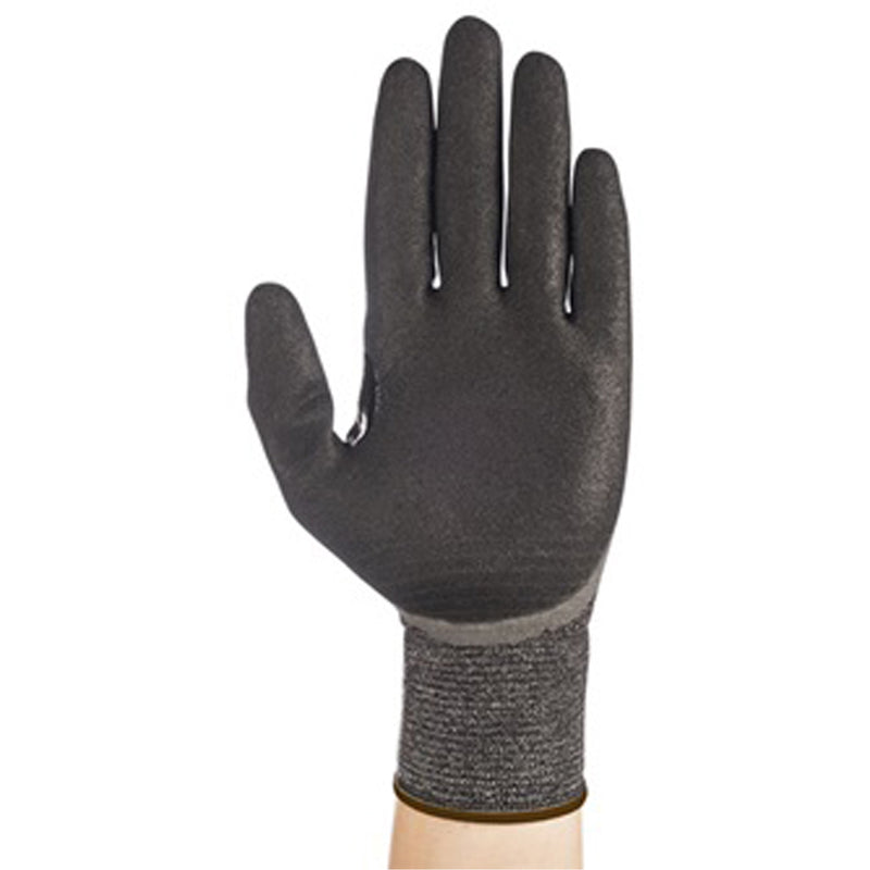 Gants légers HyFlex® 11-937, enduits aux 3/4, taille S/7, calibre 18, revêtement en mousse de nitrile, coque en Dyneema®, ASTM ANSI niveau A2