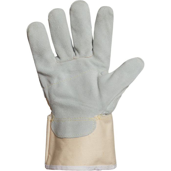 Endura® Premium Cut-Resistant Fitter Gloves with Full Liner, X-Large, Split Leather Palm, Para-Aramid Inner Lining