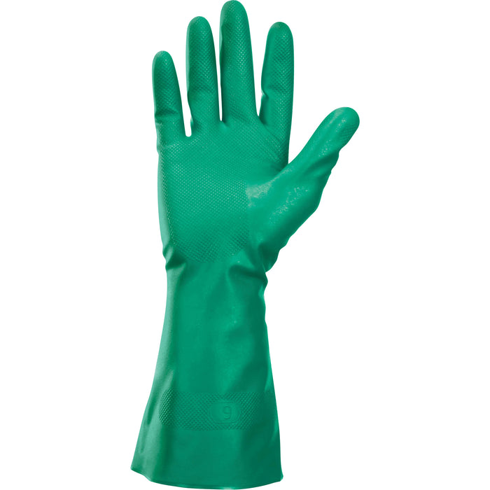 KleenGuard™ G80 Gloves, Size Large/9, 13" L, Nitrile, Cotton/Flock-Lined Inner Lining, 15-mil