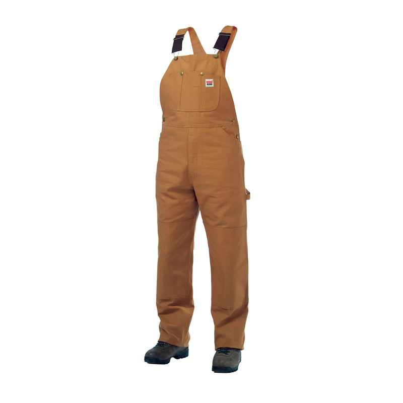 Salopette en toile non doublée, homme, taille M, marron