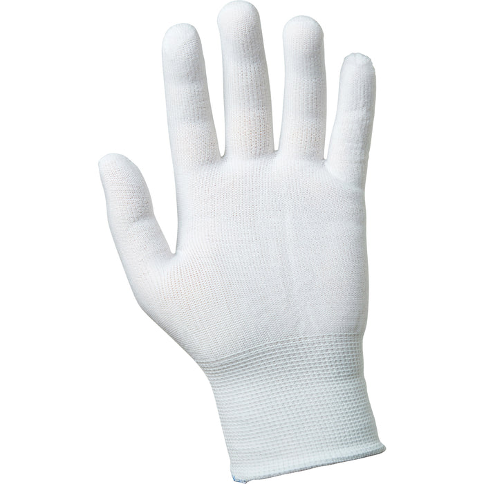 KleenGuard™ G35 Inspection Gloves, Nylon, Knit Wrist Cuff, Large