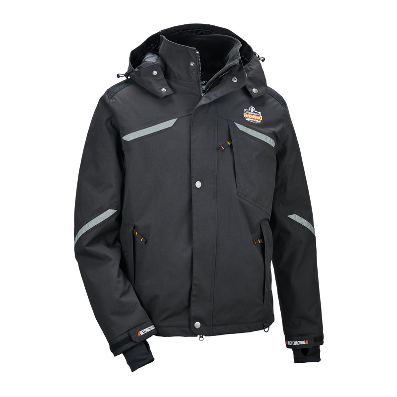 N-Ferno® 6466 Thermal Jacket, Men's, Large, Black