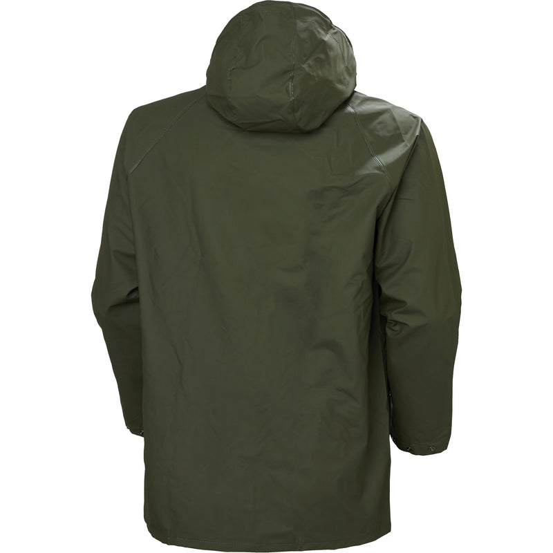 Veste de pluie Mandal enduite de PVC, polyester, taille L, verte