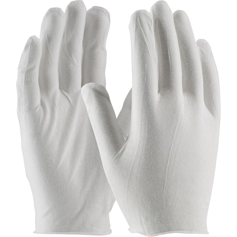Gants d'inspection, coton, poignets non ourlés, taille unique