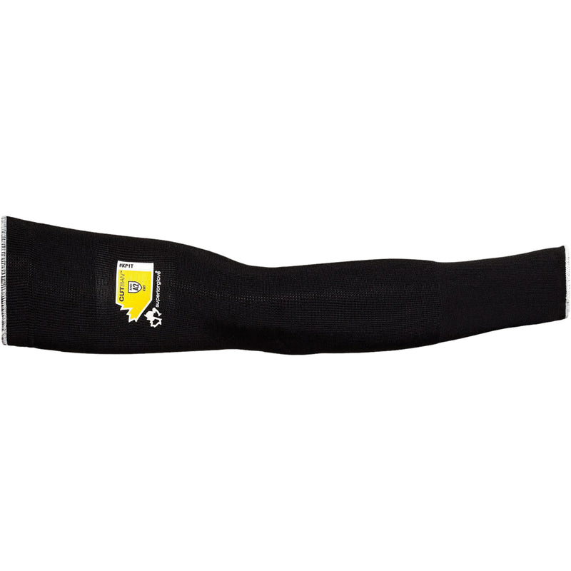 Manchon résistant aux coupures Cutban™ avec trou pour le pouce, polyester, 45,7 cm, norme ANSI/ISEA 105 niveau 2, noir