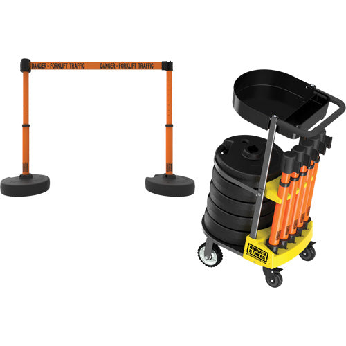 PLUS Barrier Post Cart Kit with Tray