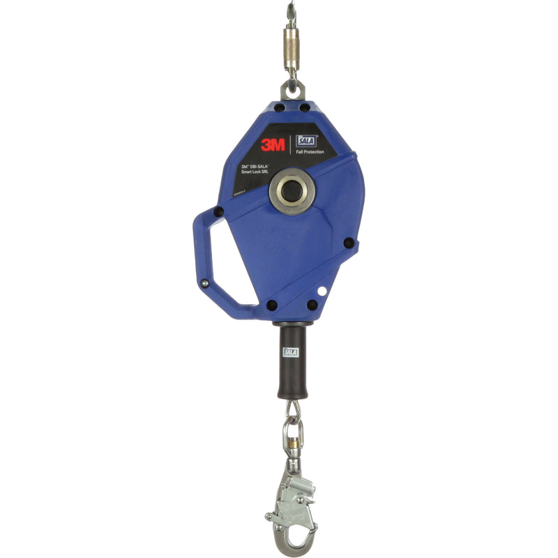 Smart Lock Self-Retracting Lifeline, 20', Stainless Steel, Swivel