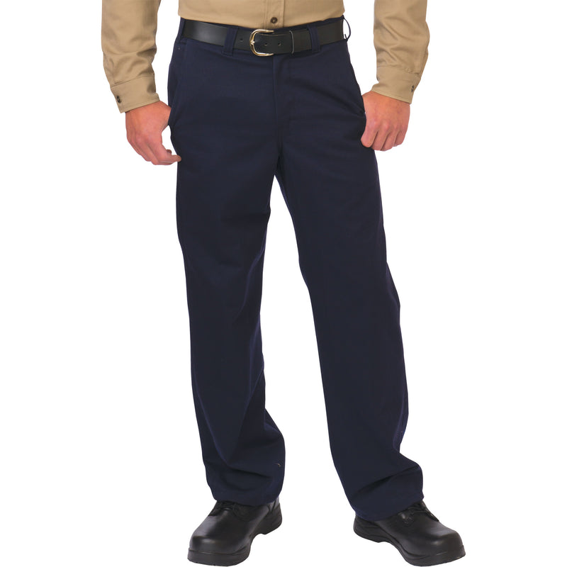 Arc Flash Work Pant, 32, x 32, Navy Blue, 12.4 cal/cm2