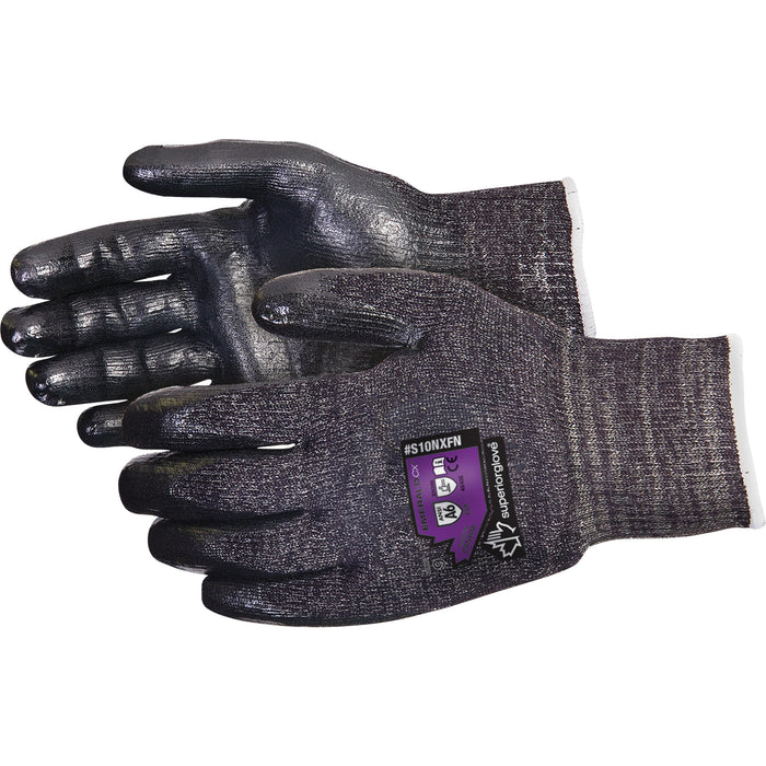 Emerald CX® Cut-Resistant Glove, Size 7, 10 Gauge, Foam Nitrile Coated, Stainless Steel Shell, ASTM ANSI Level A6