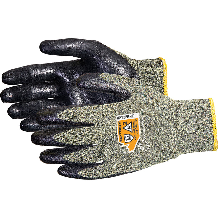 Dexterity® Flame-Resistant Gloves, 10, 10" L, 9.2 cal/cm², Level 2, NFPA 70E