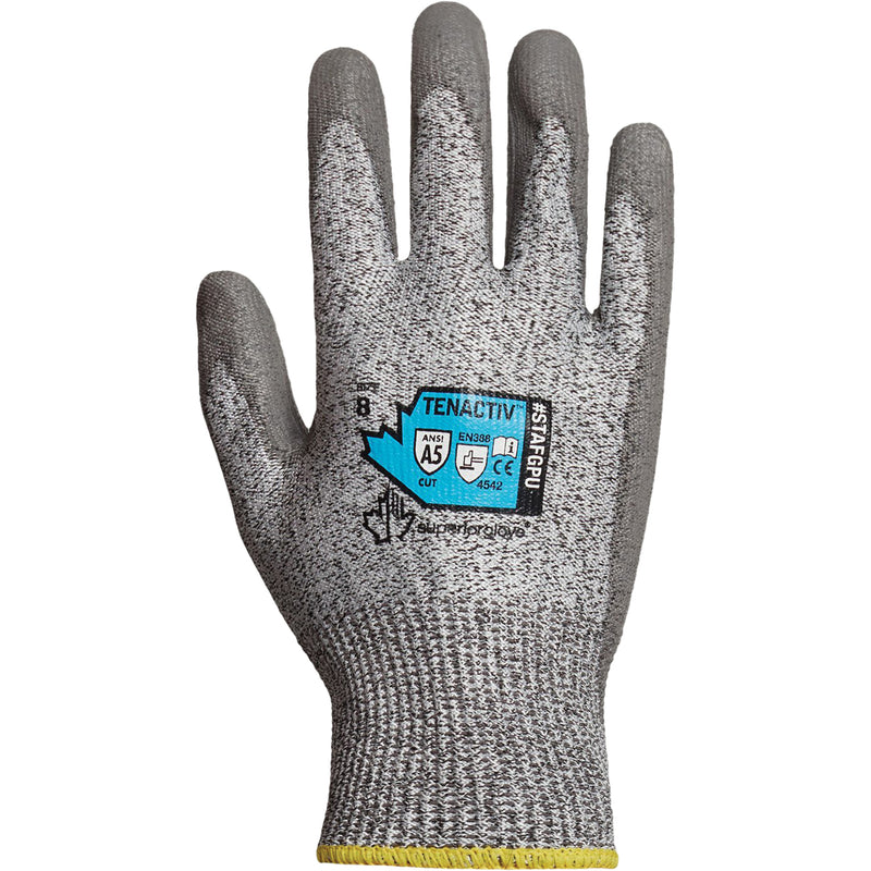 Superior Touch® Glove, Size 10, 13 Gauge, Polyurethane Coated, Dyneema® Shell, ASTM ANSI Level A5