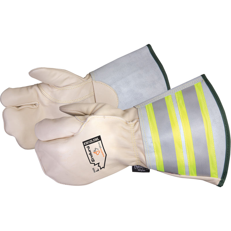 Endura® Deluxe Lineman Mitts, Size Large, Mitt