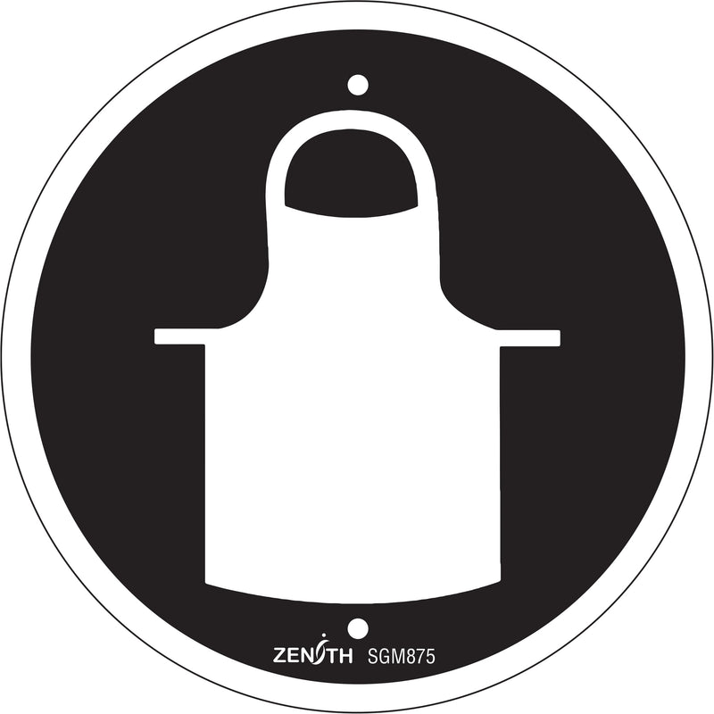 Panneau de sécurité standard CSA « Vêtements de protection », 15 cm x 15 cm, plastique, pictogramme