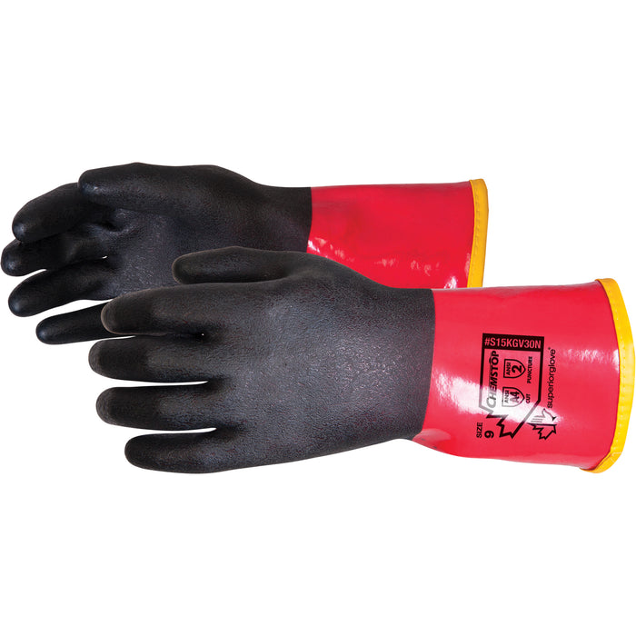 Gants Chemstop™ Extreme Comfort, taille 9, 30 cm (12 po) de longueur, nitrile/PVC, 30 mil