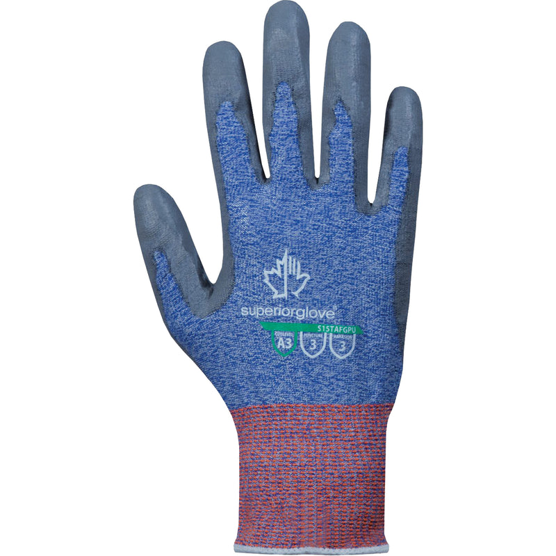 Gants composites, taille 7, calibre 13, revêtement en polyuréthane, coque TenActiv™, ASTM ANSI niveau A2