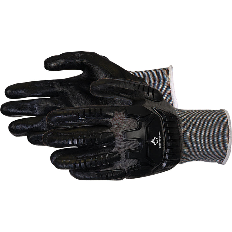 Dexterity® Impact-Resistant Work Gloves, X-Large, Synthetic Palm, Knit Wrist Cuff