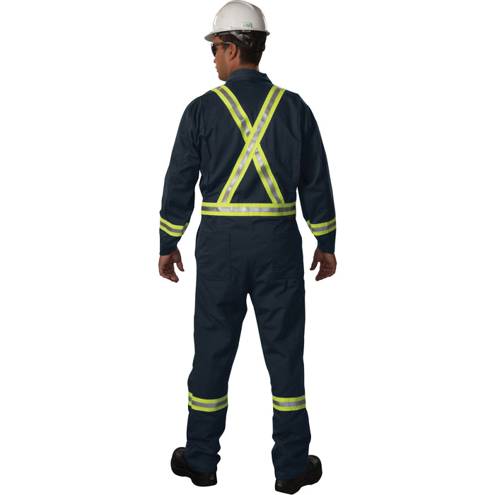 Westex™ UltraSoft® Unlined Coveralls, Size 50/52, Navy Blue, 12.4 cal/cm2