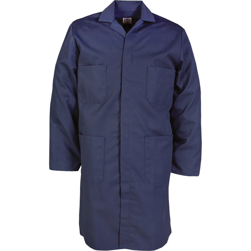 Blouse de laboratoire, polycoton, taille 38, bleu marine
