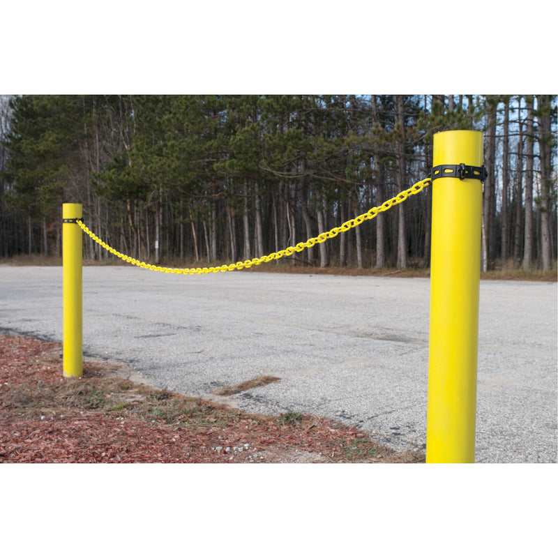Plastic Chain, Red, 2" Link, 500' Length