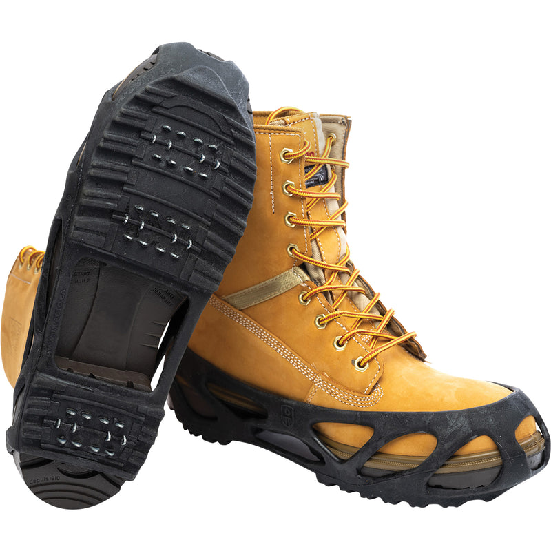 Crampons antidérapants, acier, traction à crampons, taille XL