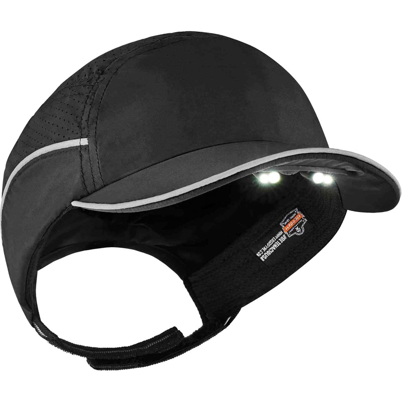 Casquette antichoc légère Skullerz® 8965 avec éclairage LED
