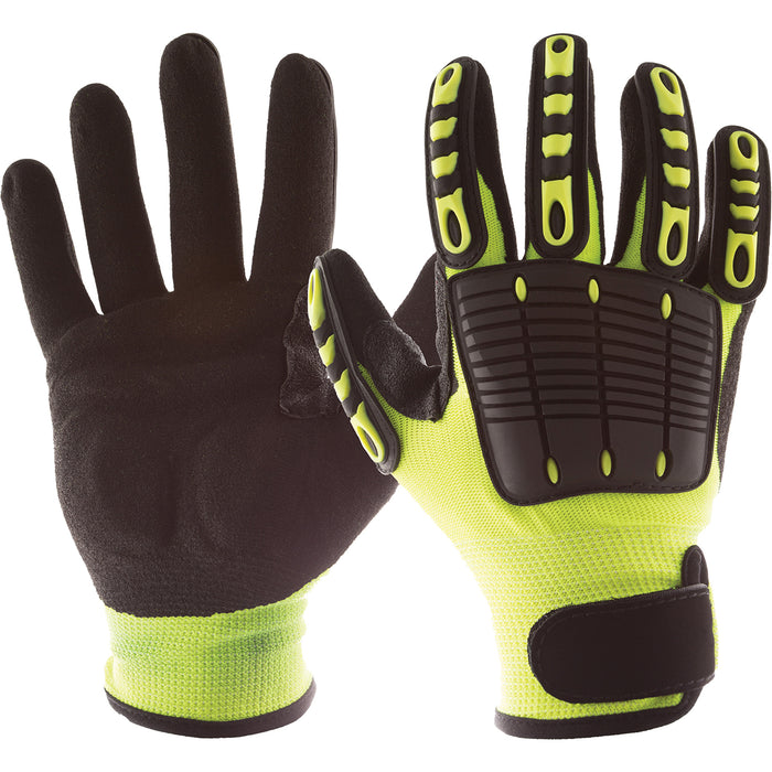 Gants d'impact Back Tracker avec protection du dos de la main