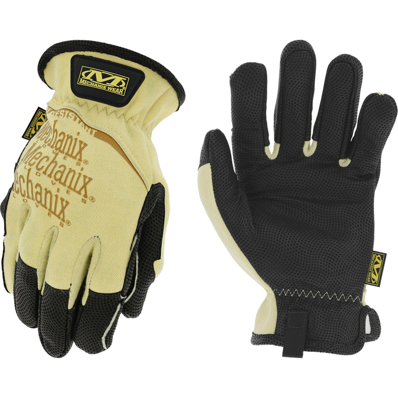 Heat Resistant Gloves, Kevlar®/Leather, 10, Protects Up To 375° F (190° C)