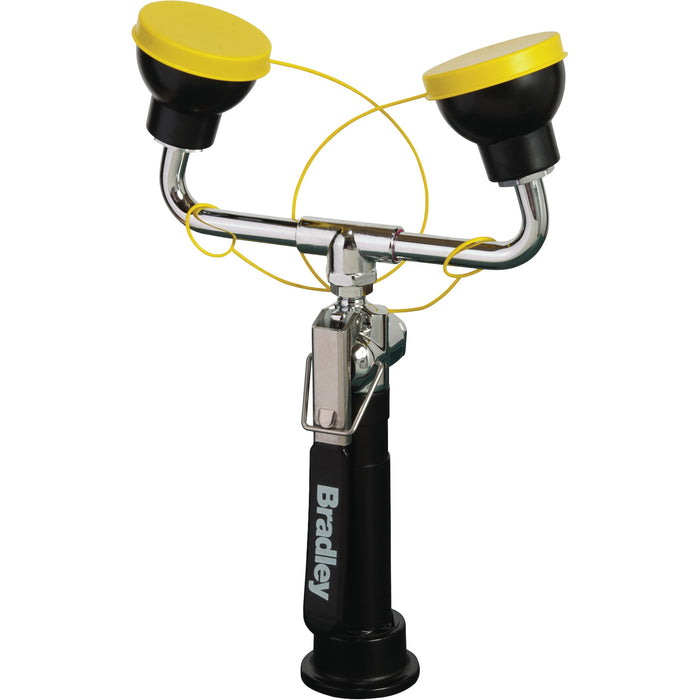 Face/Eyewash Hose Spray with Dual Sprayheads, Counter-Mount Installation