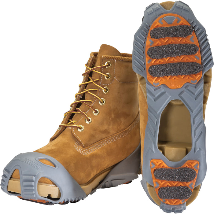 Grips-Lite® Transitional Traction® Ice Cleats, Aluminum Oxide, Grit Traction, Large