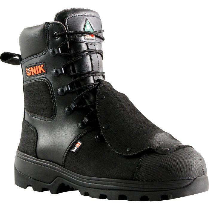 Winter Safety Boots with Metatarsal Guards, Synthetic Leather, Puncture Resistant Sole, Size 10-1/2