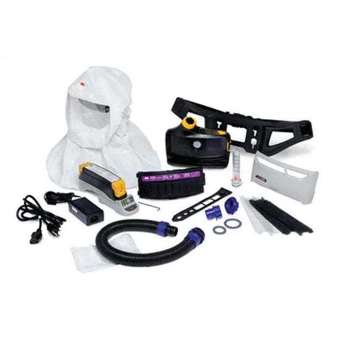 Versaflo™ Powered Air Purifying Respirator Easy Clean Kit, Loose Fitting Hood & Faceshield, Lithium-Ion Battery