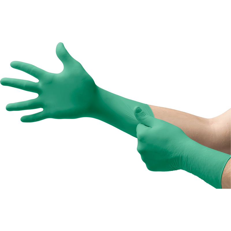 TouchNTuff® 92-605 Disposable Gloves, Size X-Large/10/9.5, 12" L, Nitrile, 4.7-mil