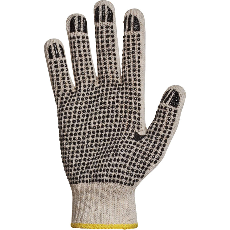 Sure Grip® PVC-Dotted Economy Knit Gloves, Poly/Cotton, Single Sided, 7 Gauge, X-Large