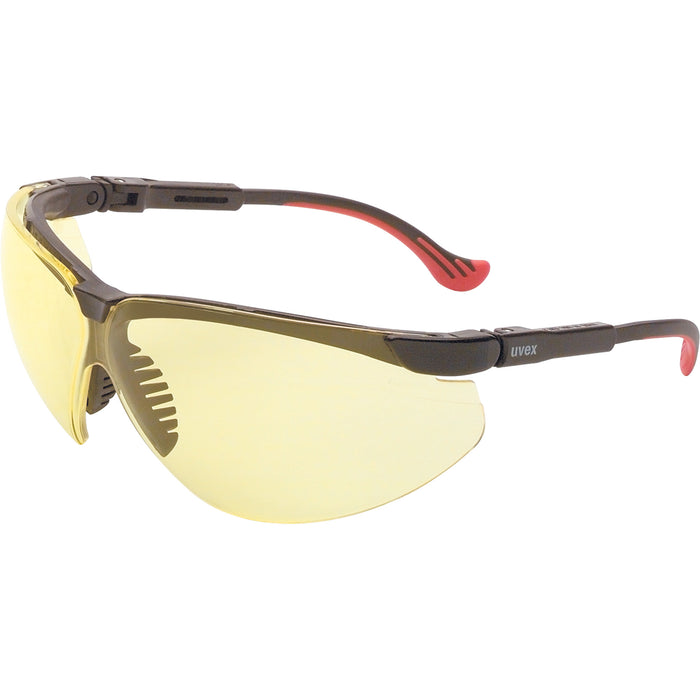 Uvex HydroShield® Genesis® XC Safety Glasses, Amber Lens, Anti-Fog/Anti-Scratch, ANSI Z87+/Meets/Exceeds CSA Z94.3
