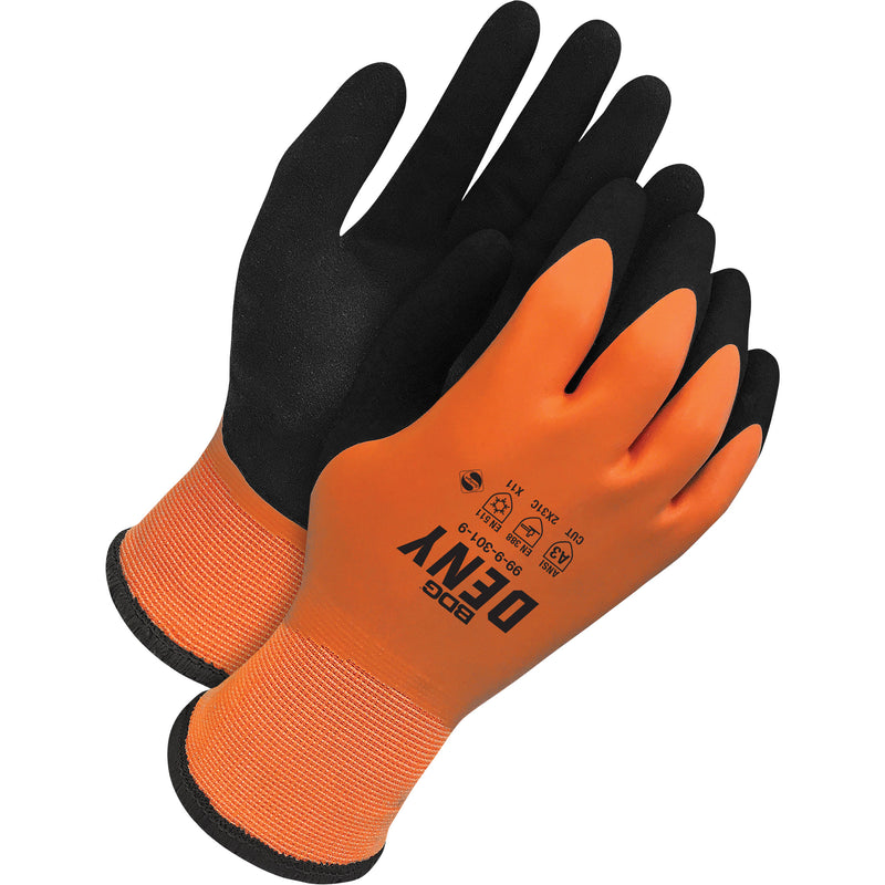 Deny™ Lined Cut & Liquid Resistant Gloves, 8, 15 Gauge, Foam Nitrile/Rubber Latex Coated, ASTM ANSI Level A3/EN 388 Level C