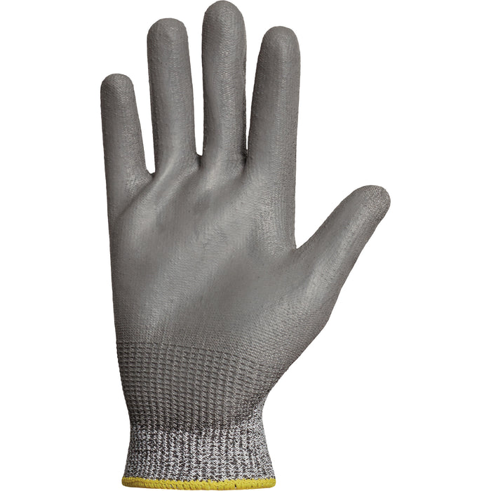 Composite Filament Fiber Cut-Resistant Knit Gloves, Size 8, 13 Gauge, Polyurethane Coated, TenActiv™ Shell, ASTM ANSI Level A5