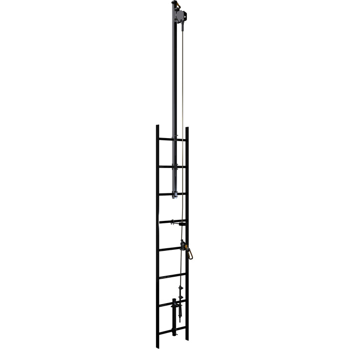 Lad-Saf™ Cable Vertical Safety System Climb Extension Bracketry, Galvanized Steel