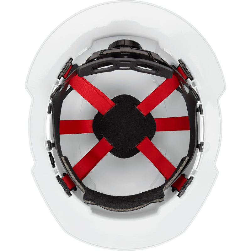 Casque de sécurité à bord complet avec système de suspension à 6 points