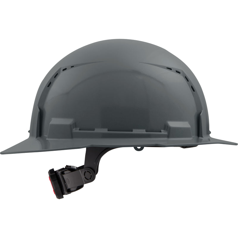 Full Brim Hardhat, Meets CSA Type 1, Ratchet Suspension, Vented