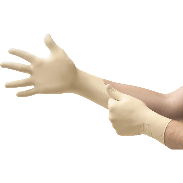 Diamond Grip™ Examination Gloves, X-Small, Latex, 8 mils, Powder-Free, Natural, Class 2