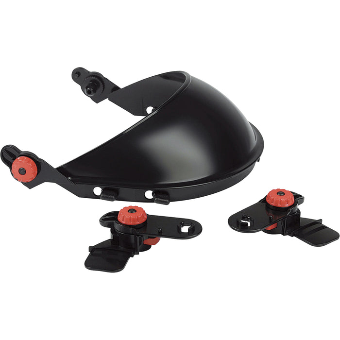 Hard Hat interchange System, Ratchet Suspension