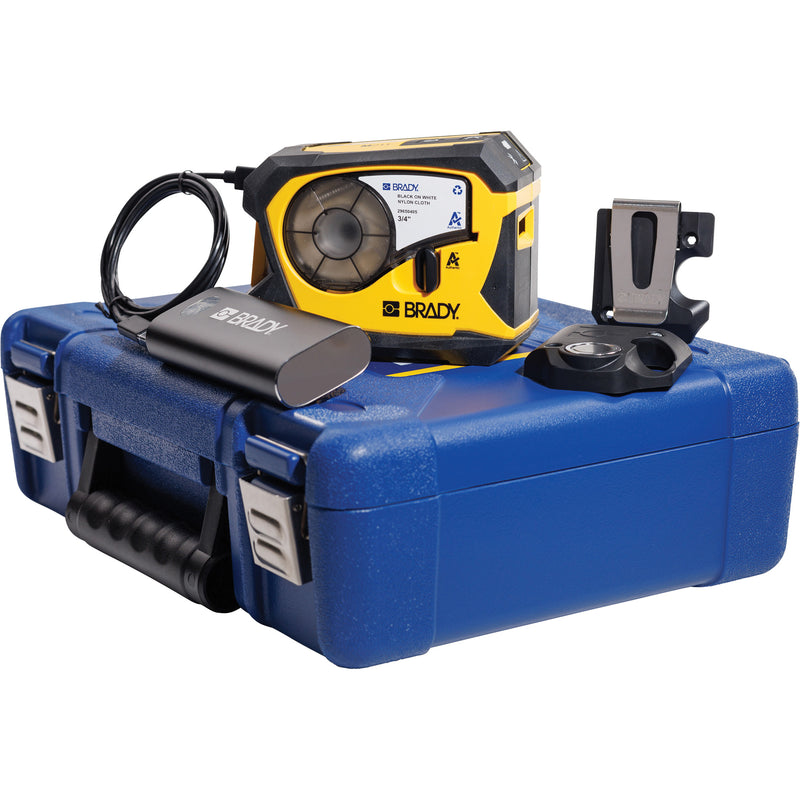Portable Bluetooth Label Printer with Accessory Kit, 0.75" Tape