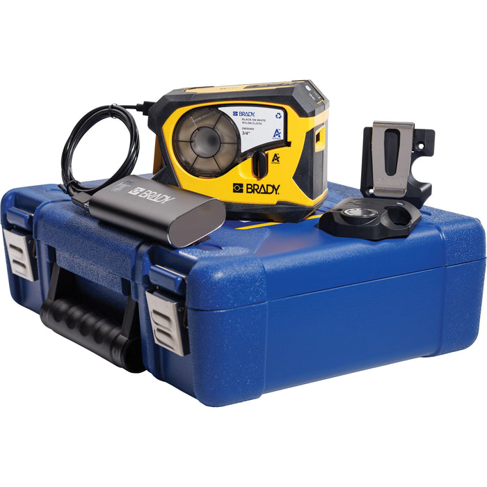 Portable Bluetooth Label Printer with Accessory Kit, 0.75" Tape