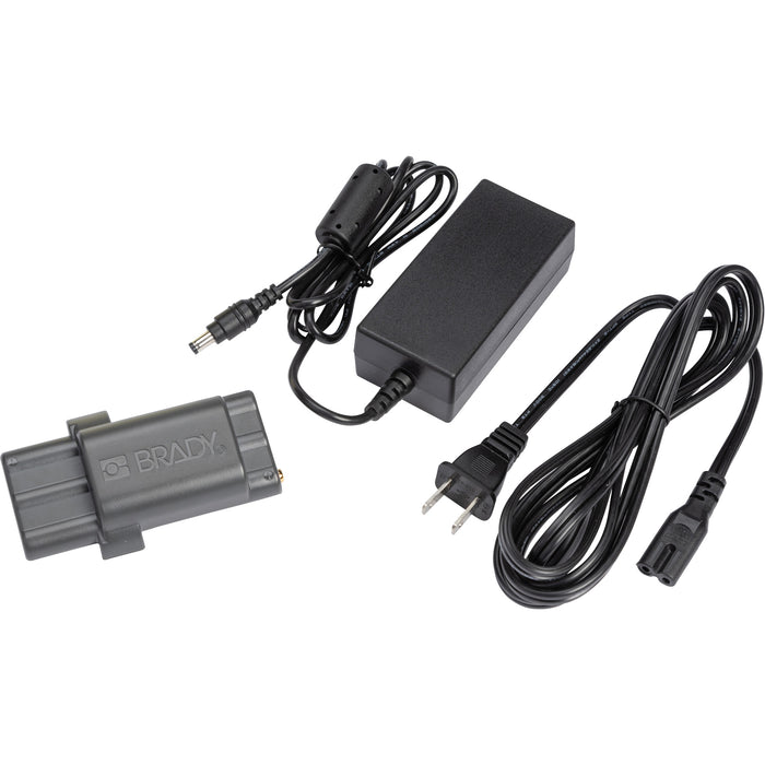 Kit d'alimentation avec batterie Li-Ion et adaptateur secteur pour étiqueteuse portable M210
